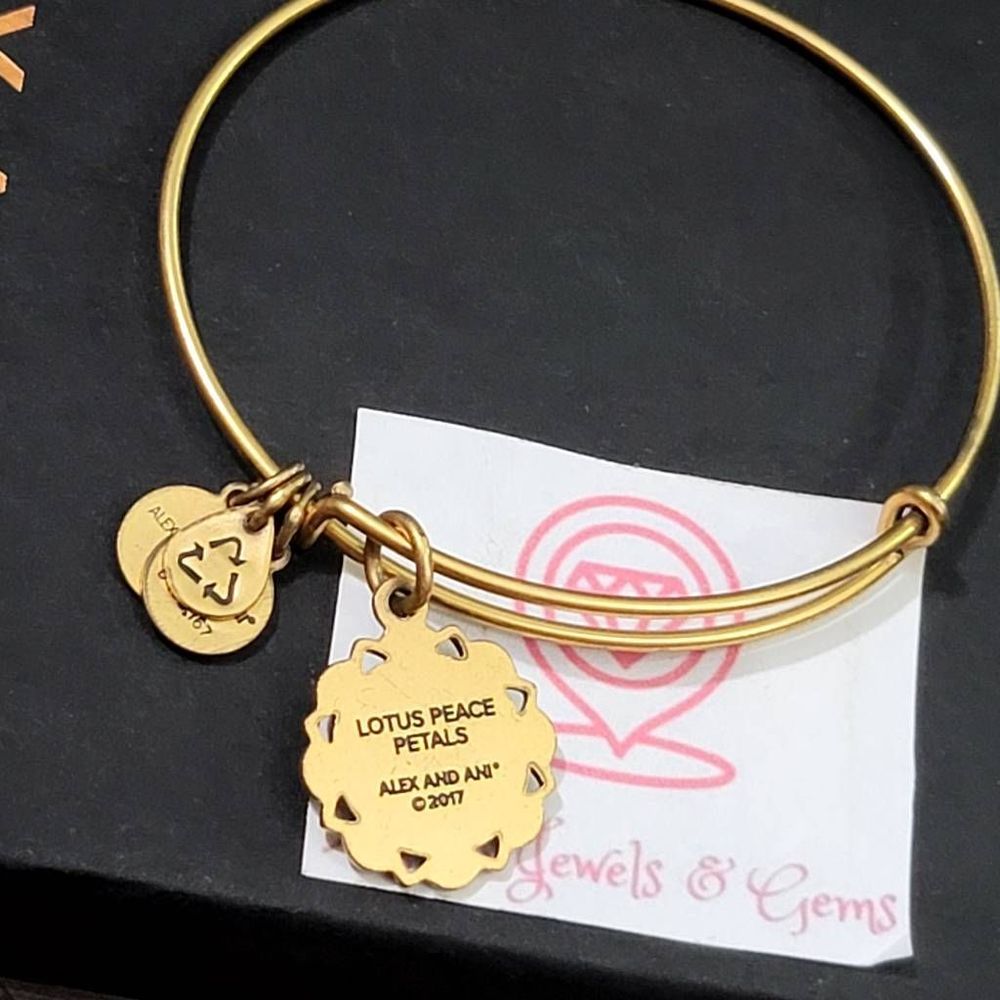 Alex And Ani Lotus Bangle - image 3